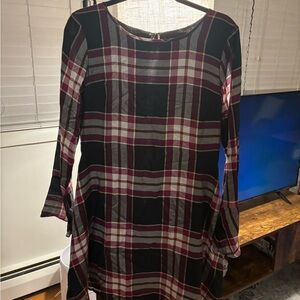 Plaid Holiday Dress